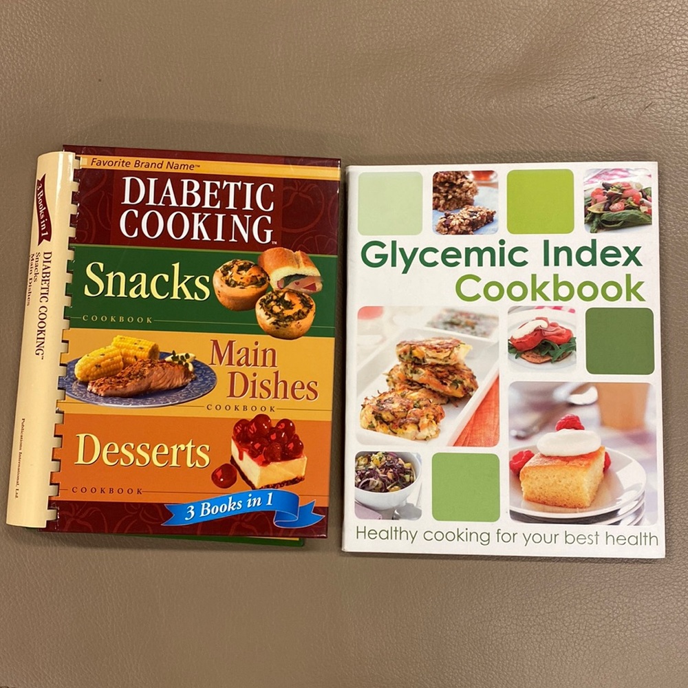Cookbooks - Diabetic & Glycemic Index Cookbooks - 2 books